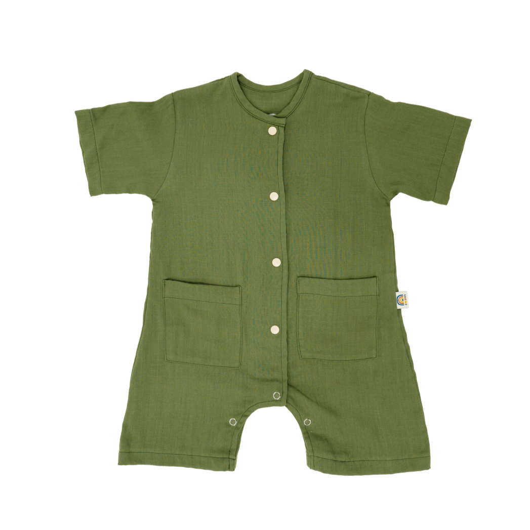 Little Wanderer Jumpsuit Short Sleeve