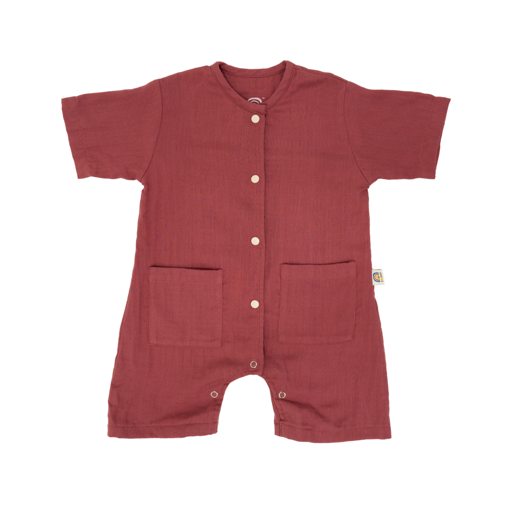 Little Wanderer Jumpsuit Short Sleeve