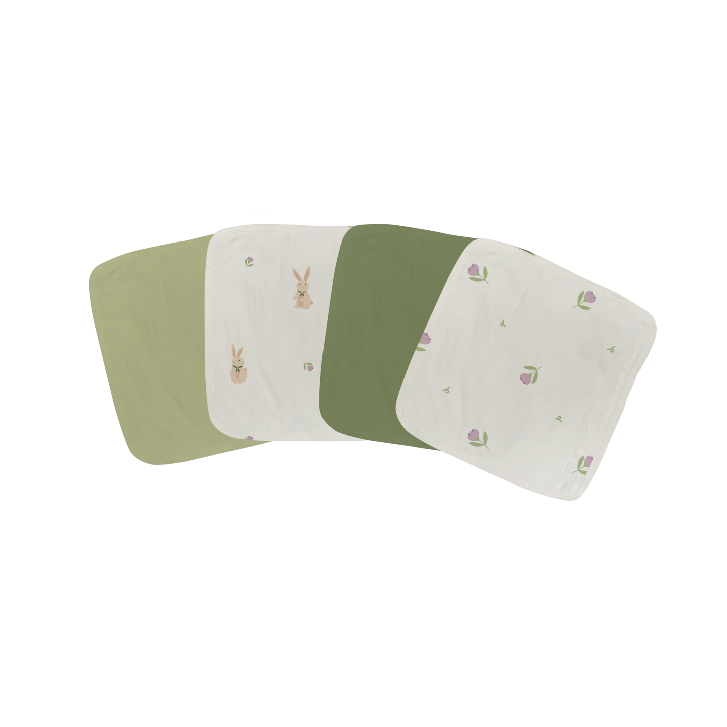 Tencel Organic Cotton Face Terry Towel 10' x 10" (4-pack)