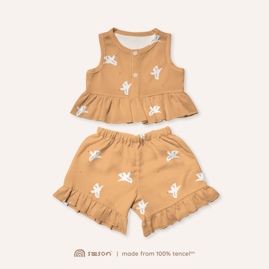 [NEW] Saeson The Ruffle Girl Set (Whisper The Fall Collection)