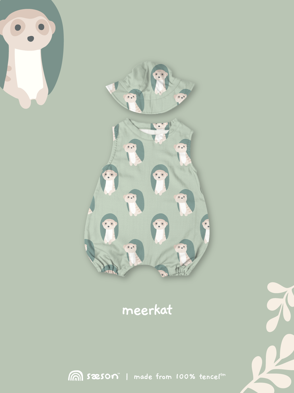 Adventure In Safari  - Basic Jumpsuit Set