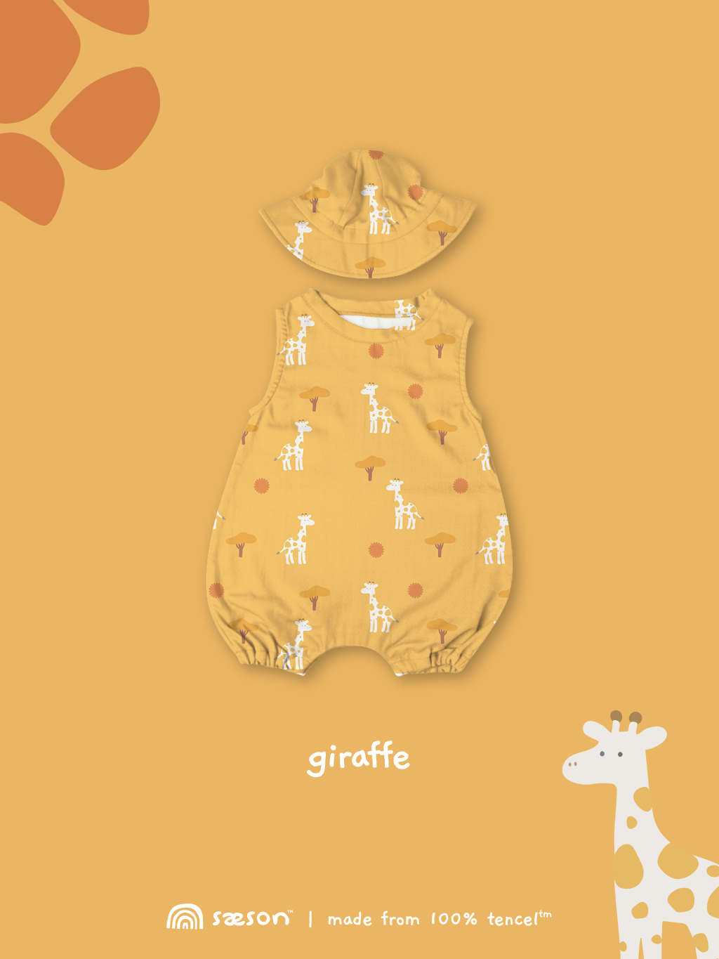 Adventure In Safari  - Basic Jumpsuit Set