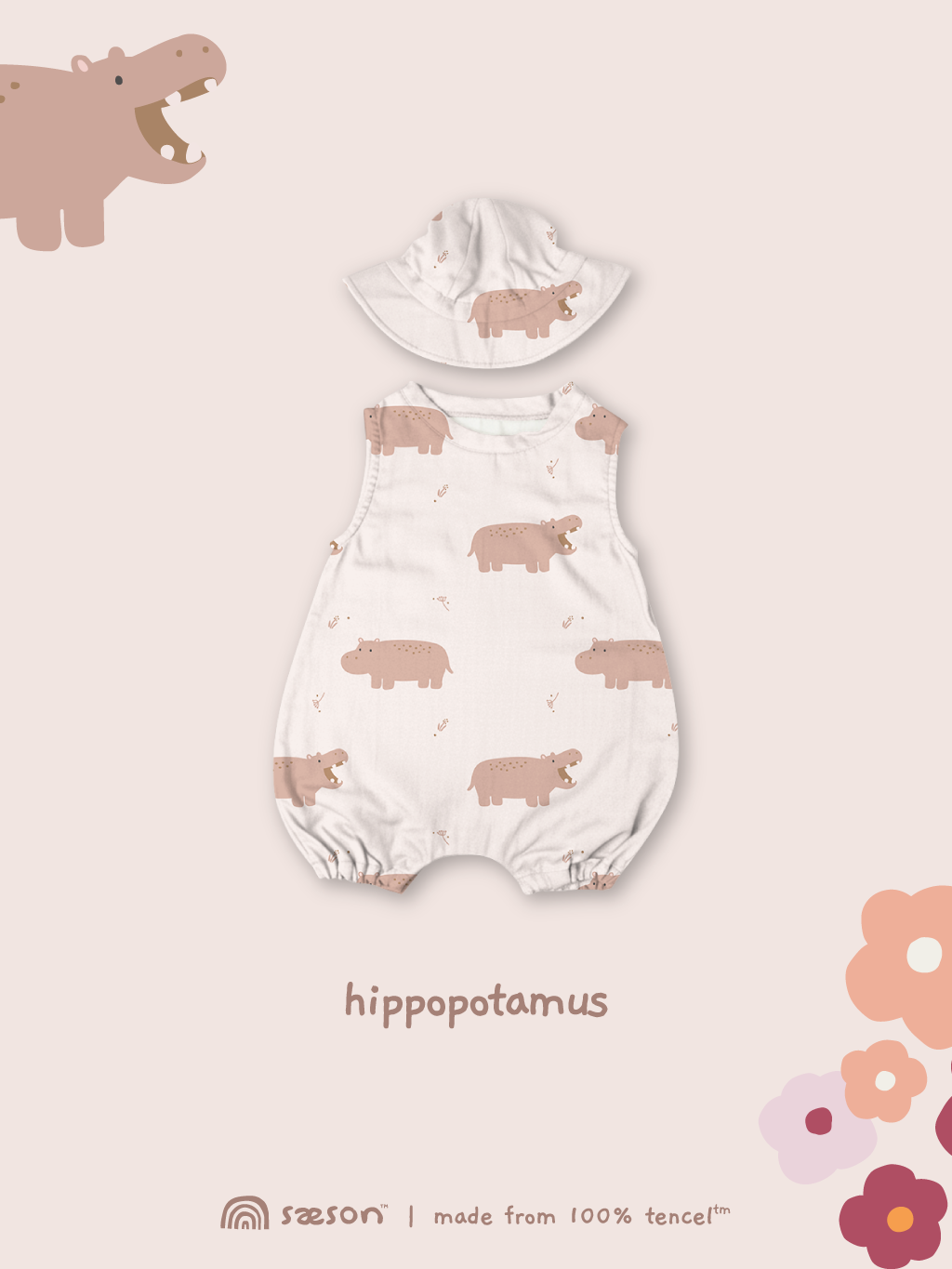 Adventure In Safari  - Basic Jumpsuit Set