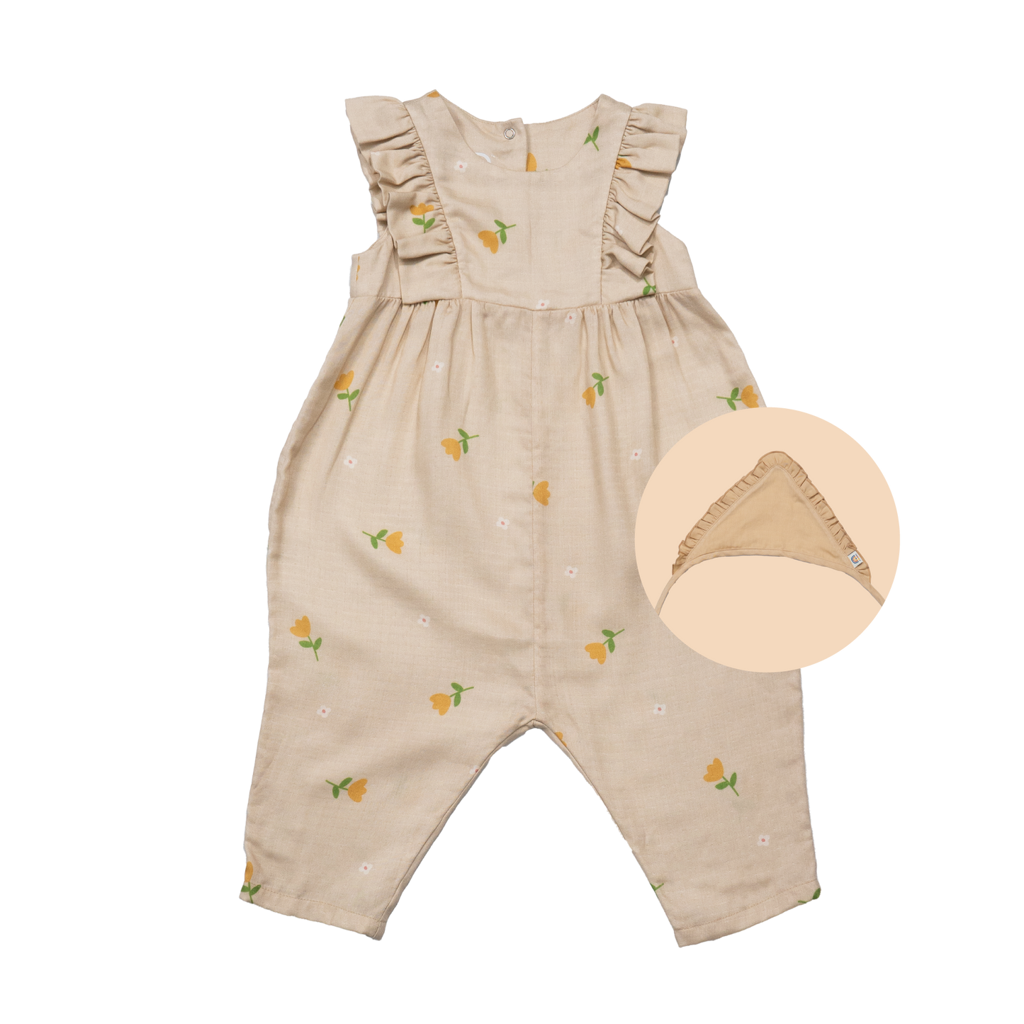 The Little Charmer Jumpsuit & Ruffle Headband