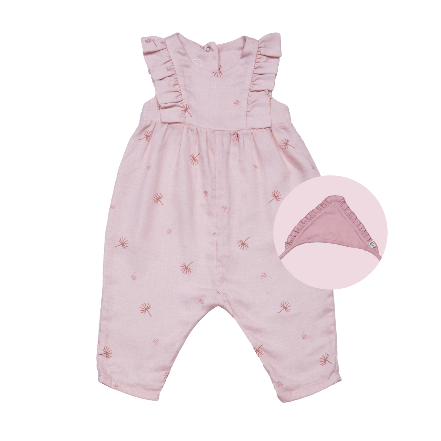 The Little Charmer Jumpsuit & Ruffle Headband