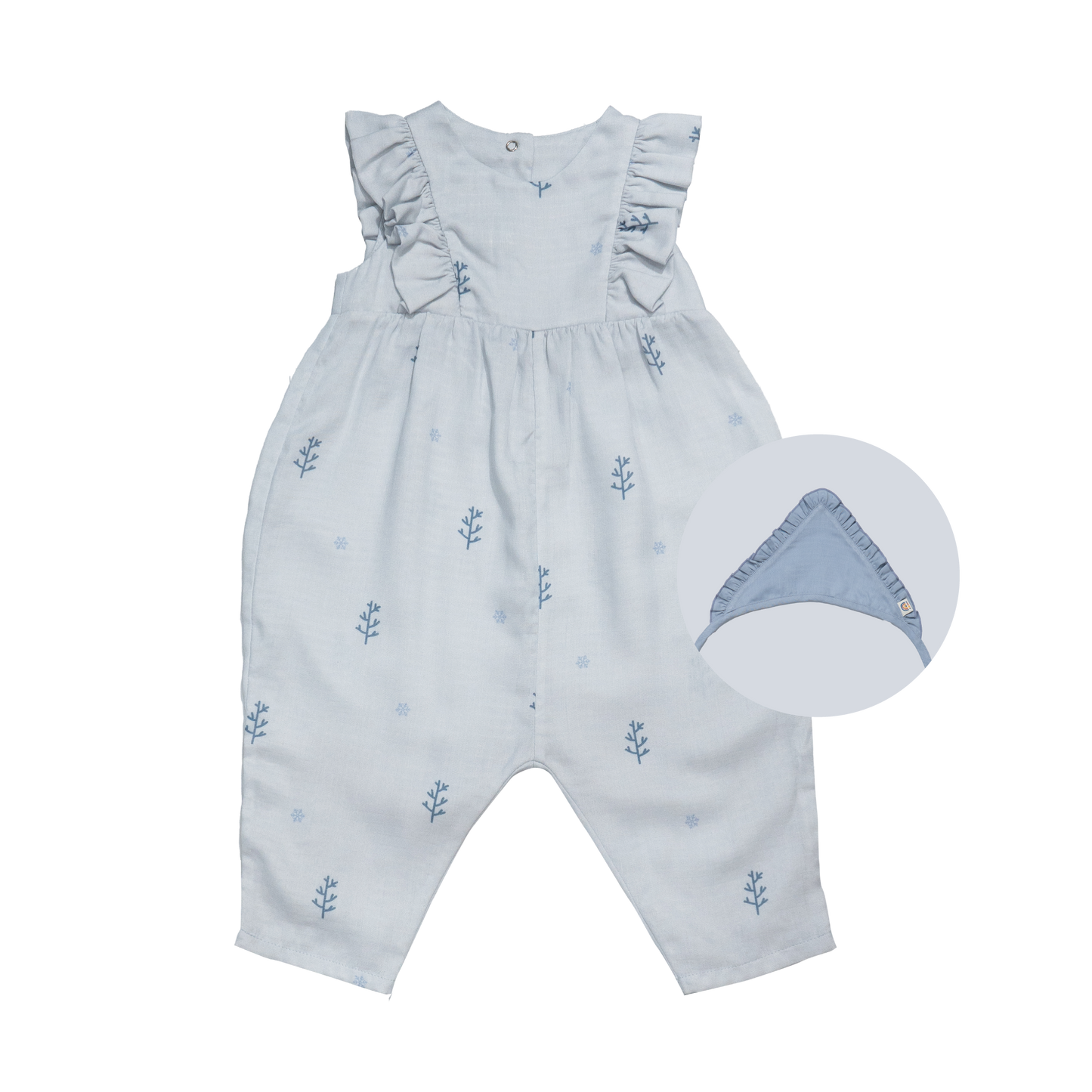 The Little Charmer Jumpsuit & Ruffle Headband